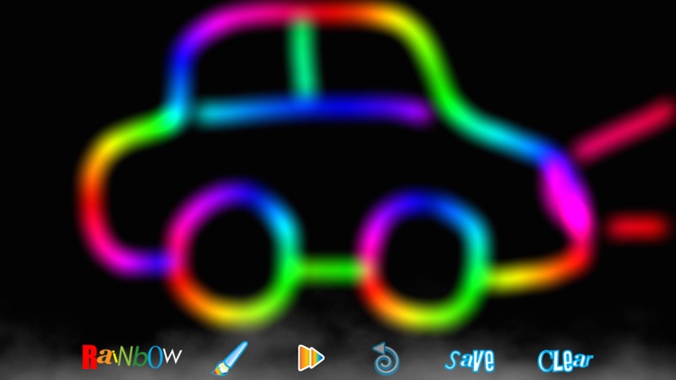 RainbowDoodle - Animated rainbow glow effect screenshot-2