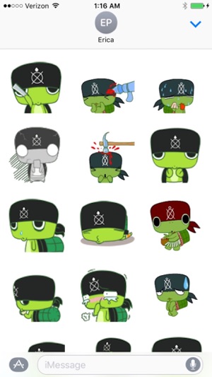 Green Turtle Emojis(圖1)-速報App