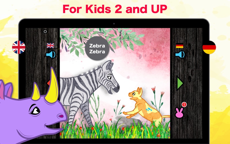 Learn German &amp; English - Toddler &amp; Kids Animals thumbnail 4
