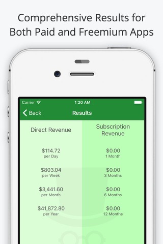 Tycoon - App Revenue Calculator screenshot 2