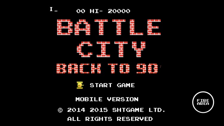 Battle City : Back to 90's tank