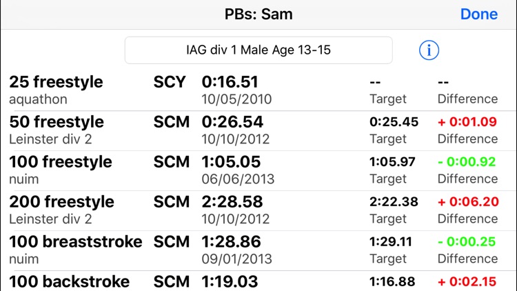 Swim PB screenshot-4