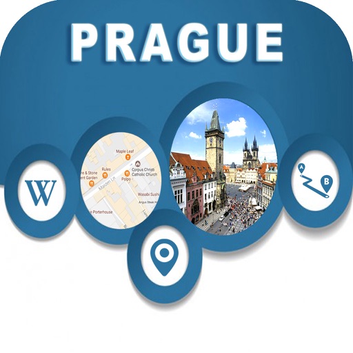 Prague Old Town Czech Republic Offline City Maps icon