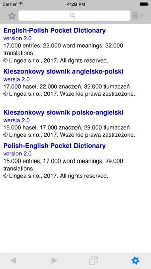 Angielsko-polski słownik kieszonkowy Lingea(圖1)-速報App