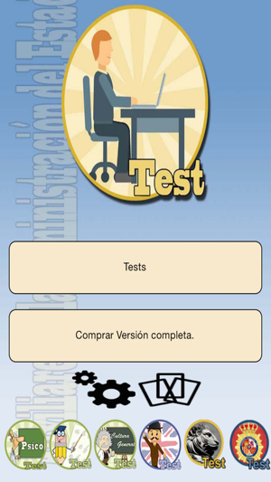 Auxiliar Admon Estado Test