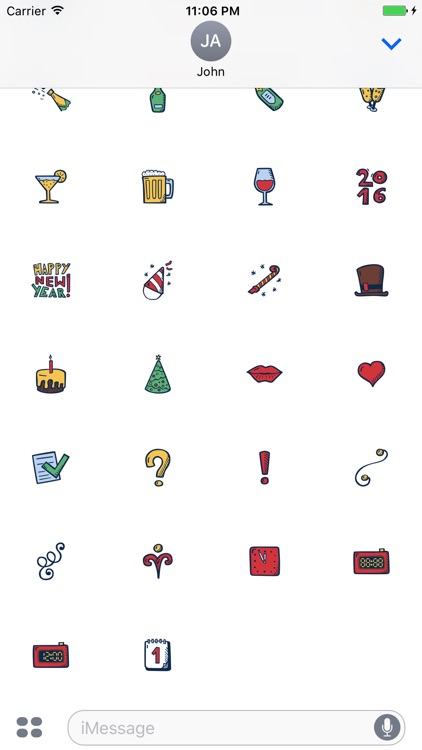 Christmas and New Year iMessage Stickers screenshot-4