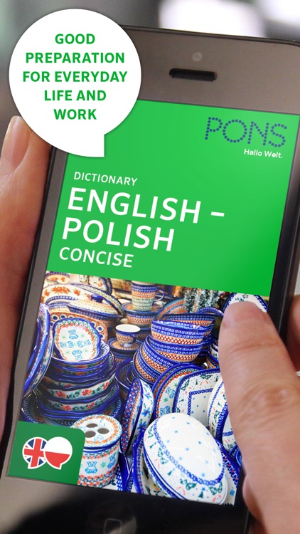 Dictionary Polish - English CONCISE by PONS