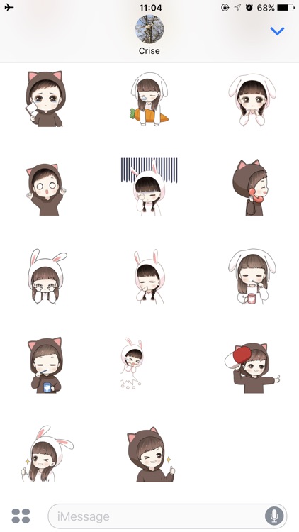 Stickers: Cuterabbit screenshot-3