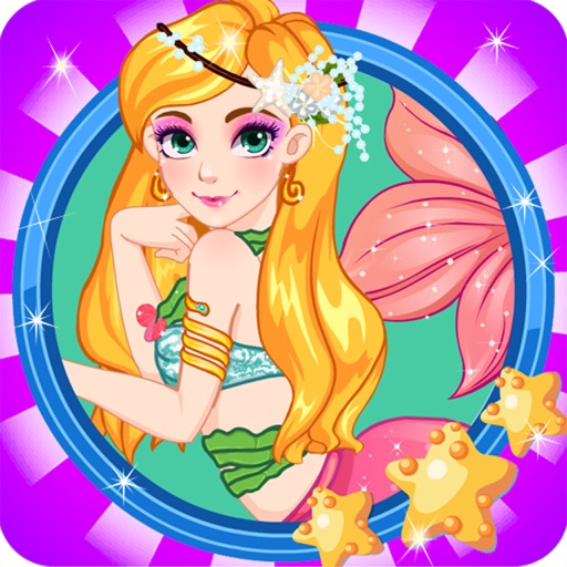 My Beautiful Mermaid Princess Dressup makeup games icon
