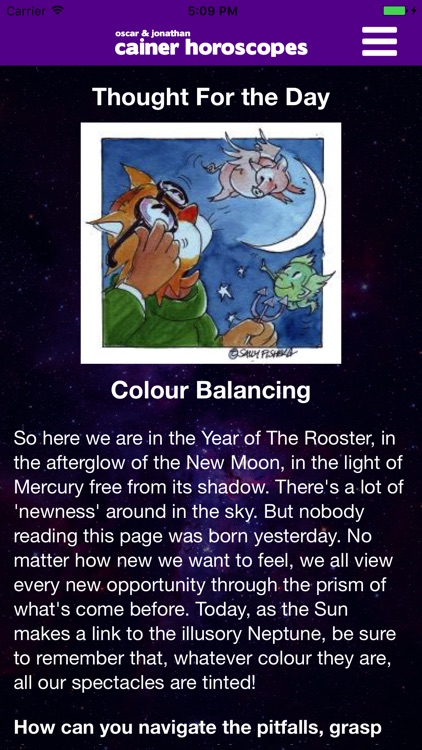 Oscar & Jonathan Cainer Horoscopes