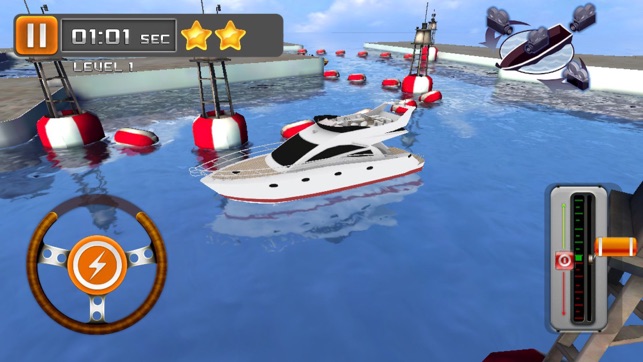 3D 船停車和駕駛遊戲免費 - Yacht Boat Parking Game(圖3)-速報App