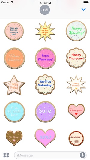 Sweet Cookie Messages