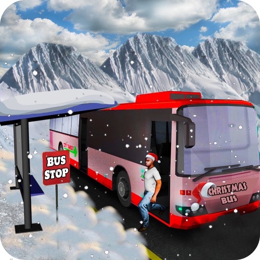 Christmas Party Snow Coach Bus Simulator Pro 2016 Icon