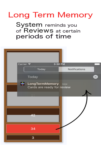 Long Term Memory Flashcard Learning Box screenshot 3