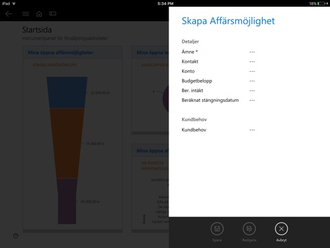 Microsoft Dynamics 365 for BlackBerry screenshot 4