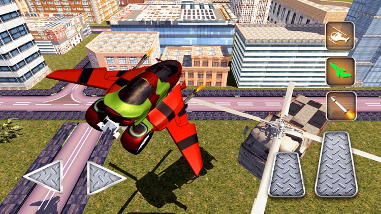 Futuristic Robot Wars: Flying Motorcycle Fight screenshot-3