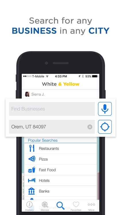 White & Yellow Pages