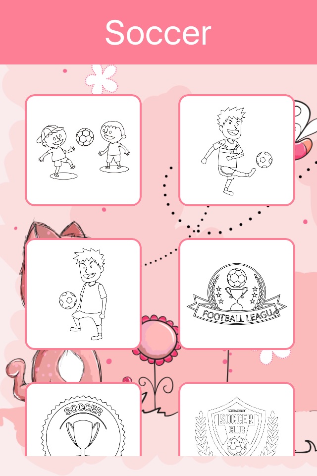 Soccer Coloring Book for Children: Learn to color screenshot 3