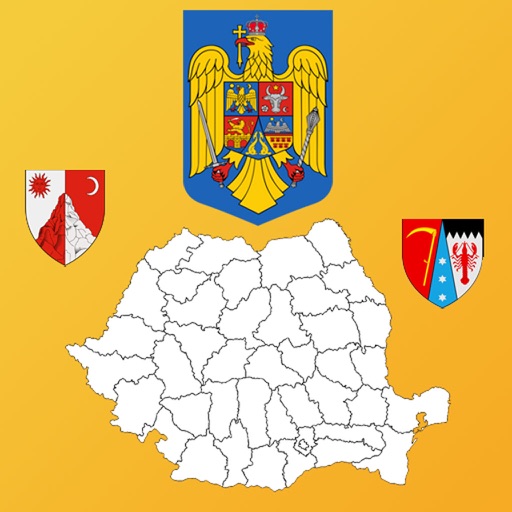 Romania Region Maps and Capitals Icon
