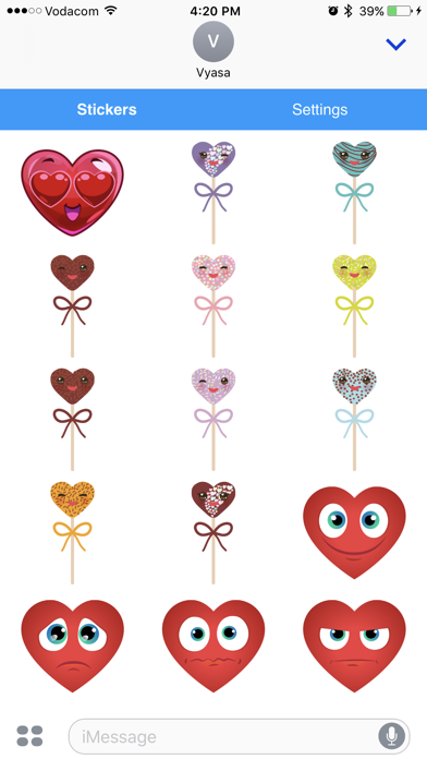 Heart Emoji - Love Emoticon Stickers for Texting screenshot 3