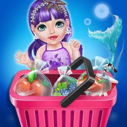 Mermaid supermarket shopping