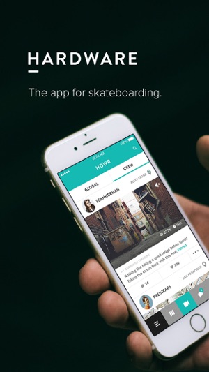 HDWR - The app for skateboarding