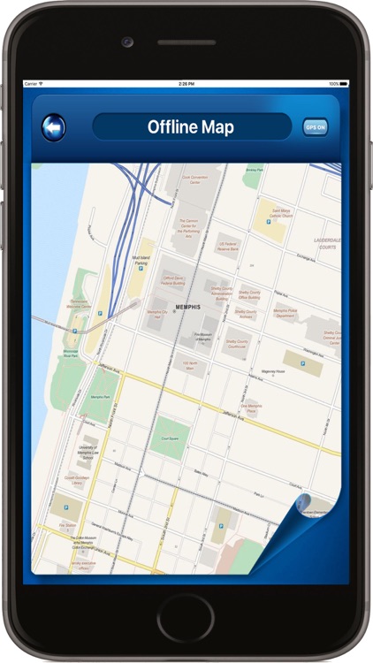 Memphis Tennessee - Offline Maps navigator