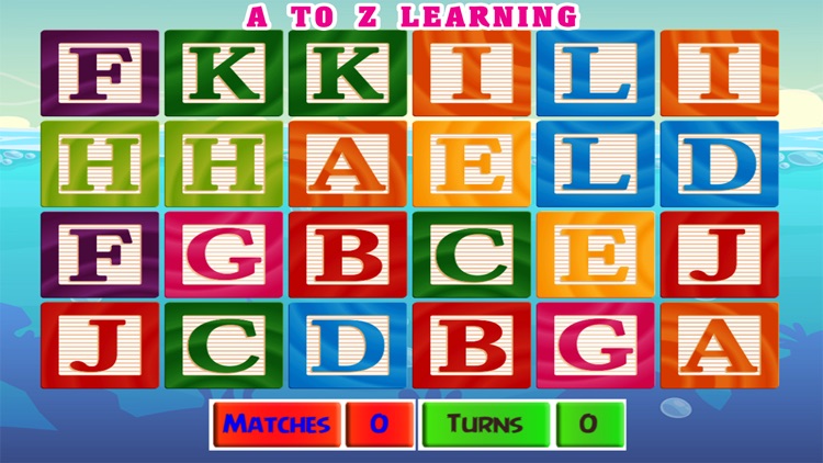 ABC Letter and 123 Number Memory Match for Kids