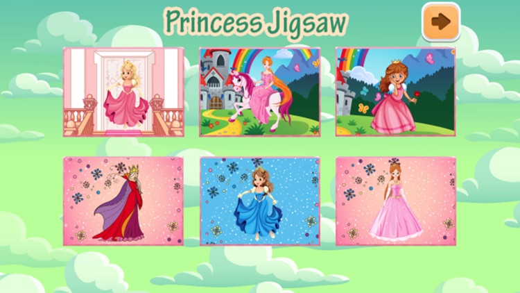 Princess Jigsaw for kids