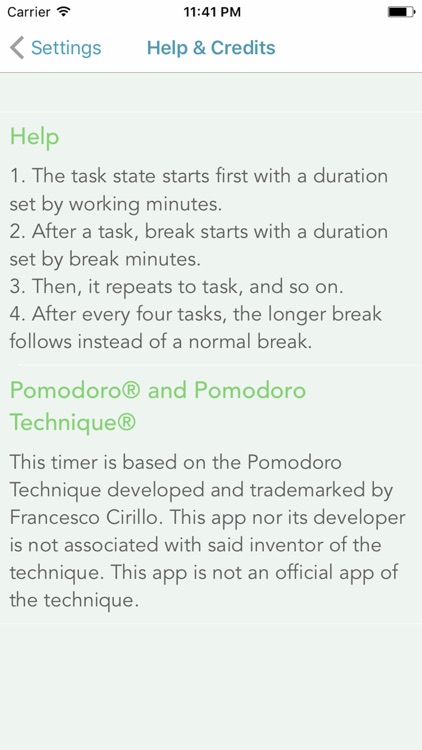 Focus Aid: Stay focused on tasks