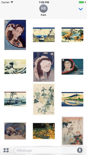 Hokusai Artworks Stickers(圖3)-速報App