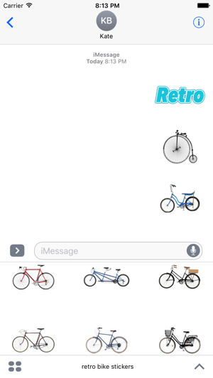 Retro Bike Stickers