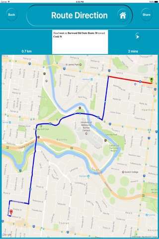 Melbourne Australia Offline City Map Navigation screenshot 4