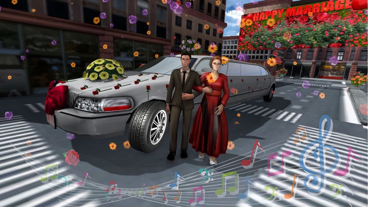 Limousine Car Wedding 3D Sim