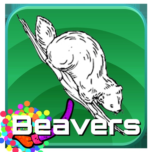 Tap Beavers Paint Game For Toddle iOS App