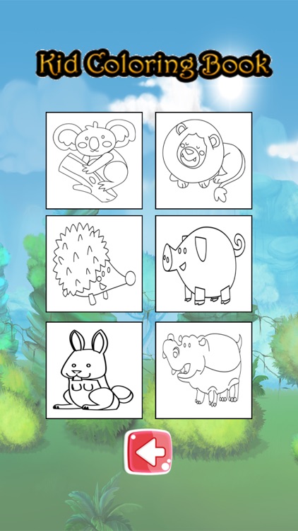 Coloring Game For Kid Animals