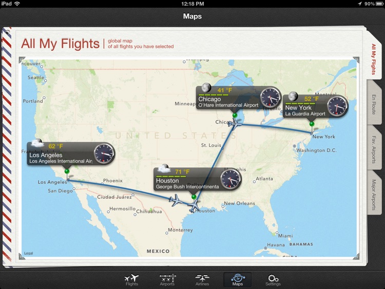 Flight+ for iPad - Track Flights & Airline Info