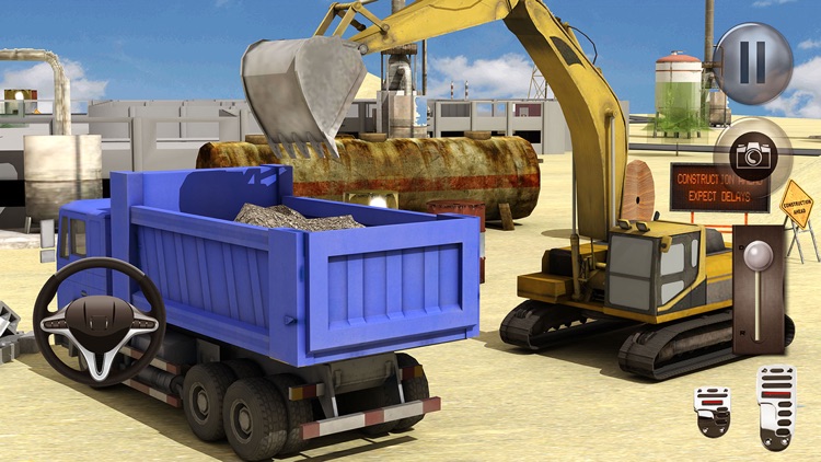 Road Construction Town Builder: Dump Truck Driver