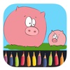Kids Pig Coloring Book Game Version