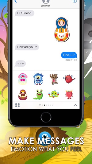 Cute Stickers & Emojis Keyboard Themes ChatStick(圖2)-速報App