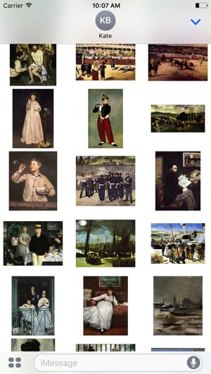 Edouard Manet Paintings for iMessage(圖3)-速報App