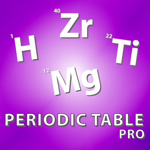 Periodic Table Pro iOS App