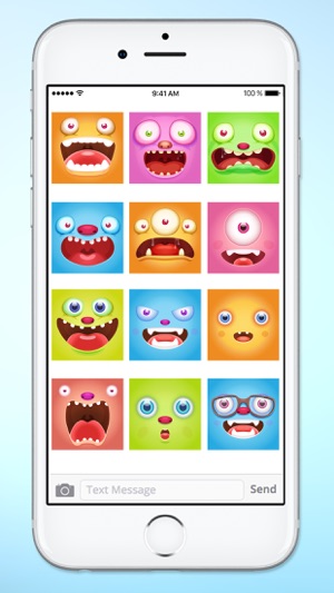 Monster Face Emoji Sticker Pack 2(圖3)-速報App