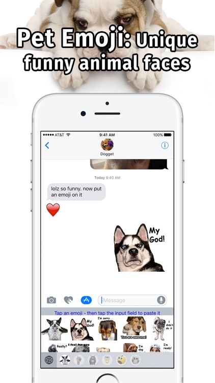 Pet Emoji Keyboard – Funny Face Stickers for Text