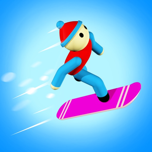 Winter Sport 2: Tap dash top view adventure! Icon