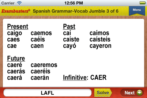 Praxis II Language Prep Flashcards Exambusters screenshot 4