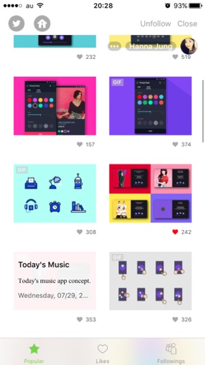 MOJi Design-dribbble交互圖形設計指南〜每天看幾眼〜設計靈感多一點(圖1)-速報App