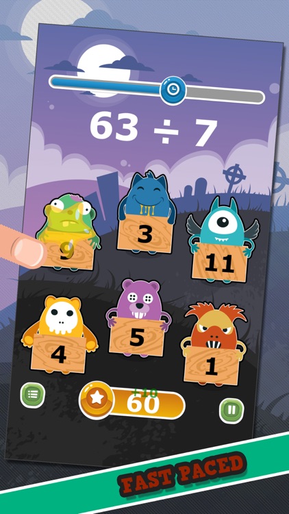 Monster Math - Dividing screenshot-3