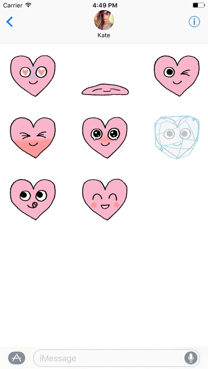 Lovely Heart Smiley ANIMATED Stickers For V Day screenshot-3