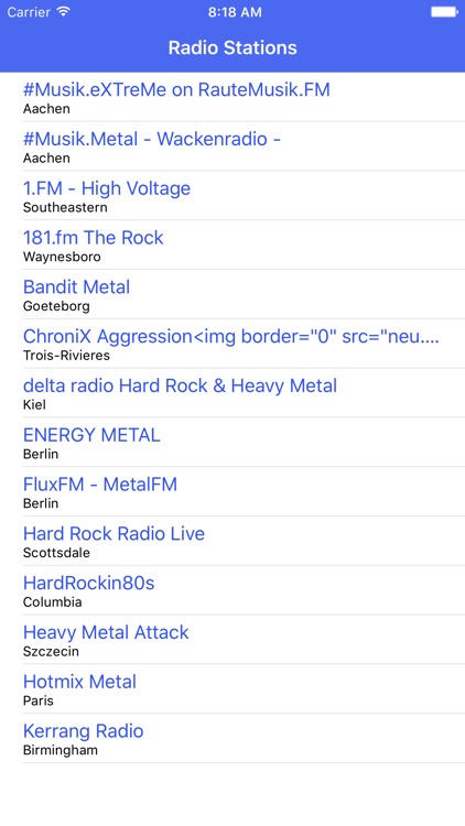 Radio Channel Metal FM Online Streaming